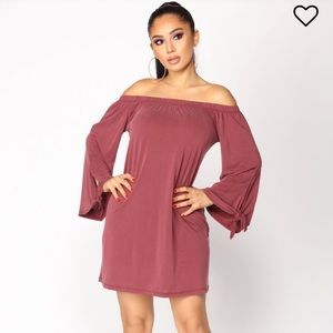 mauve fashion nova dress